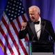 WASHINGTON, DC - Former U.S. Vice President Joe Biden delivers remarks during the National Minority Quality Forum on April 9, 2019 in Washington, DC. Biden was awarded the lifetime achievement award from the National Minority Quality Forum summit on Health disparities.